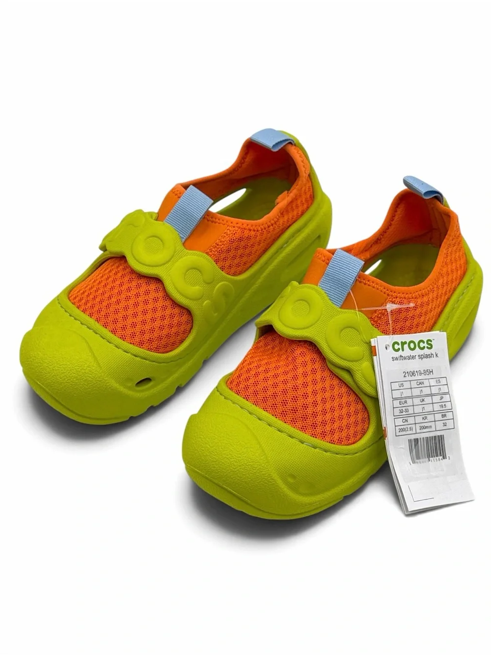 NWT Crocs Kids Swiftwater Splash Water Shoes Size J1